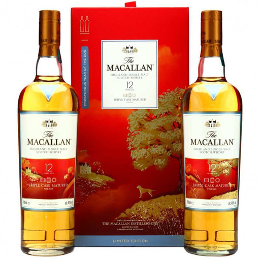 The Macallan Triple Cask 12 Year Old- Year of The Dog Twin Pack - Mothercity Liquor