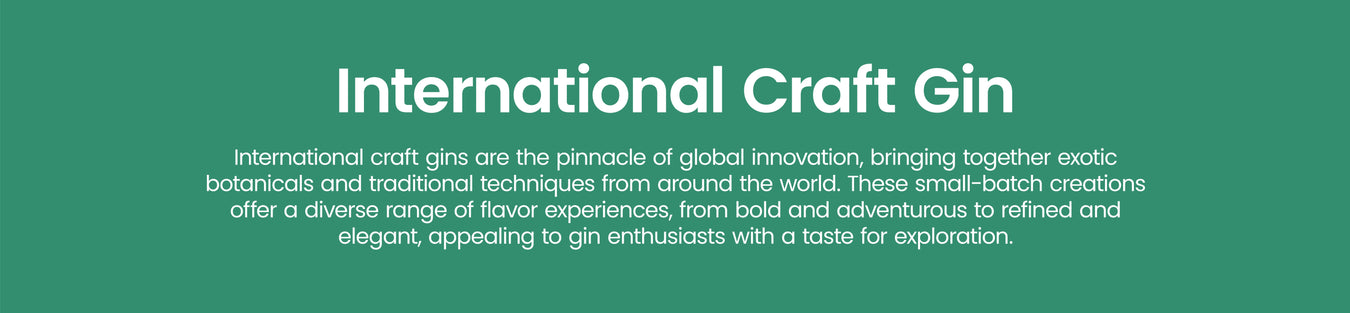Imported Craft Gins - Mothercity Liquor