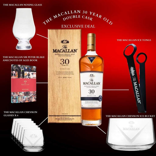 Macallan 30 Year Double Cask (With Handcrafted Barware Collection) - Mothercity Liquor