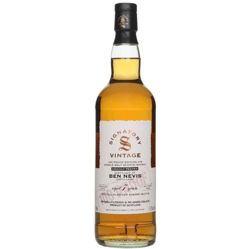 Ben Nevis Heavily Peated 7 Year Old 2019 - 100 Proof Edition #75 - Mothercity Liquor