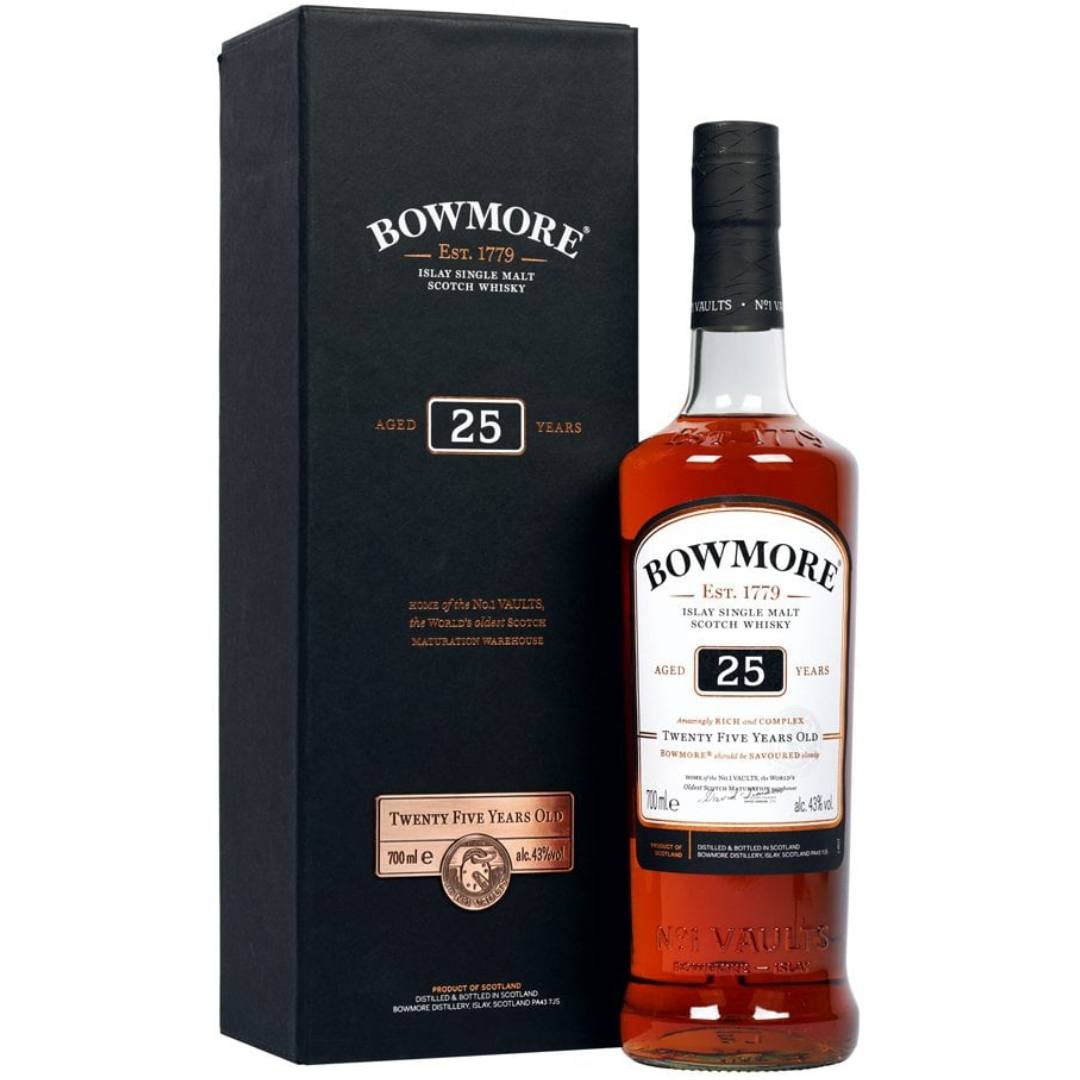 Bowmore 25 Year Old Small Batch Release – Islay Single Malt | Old