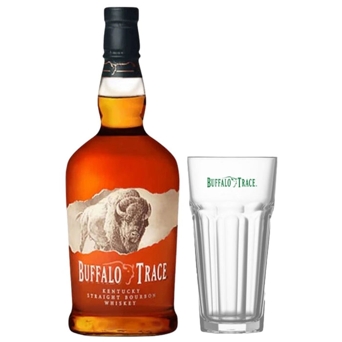 Buffalo Trace Bourbon + Free Glass