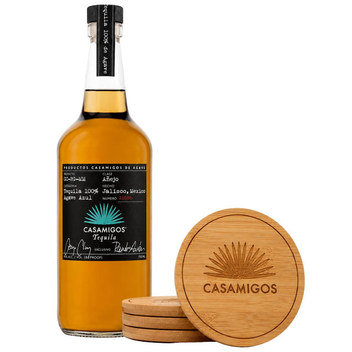 Casamigos Anejo + 4 Coasters - Mothercity Liquor