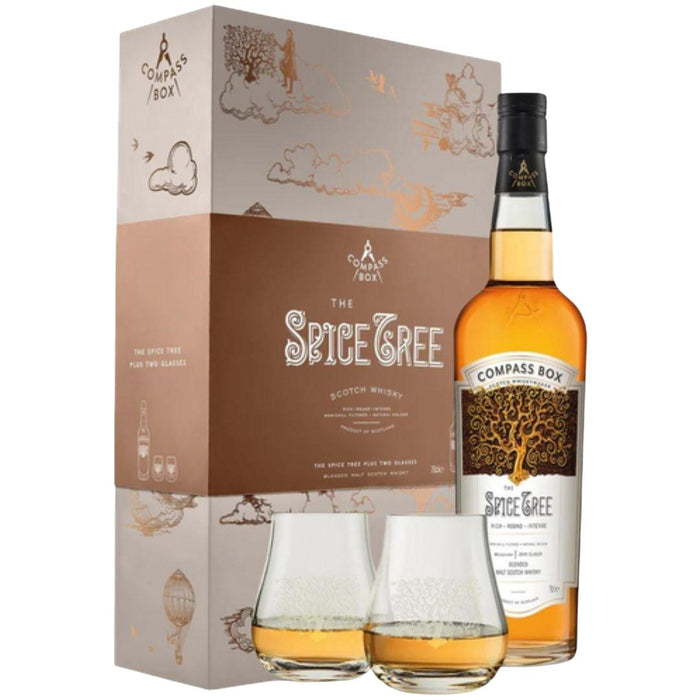 Compass Box The Spice Tree Gift Set (2 Compass Box Glasses included) - Mothercity Liquor