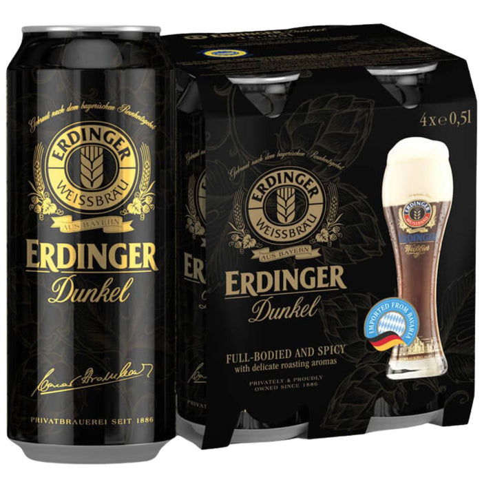 Erdinger Dunkel 500ml Can - Mothercity Liquor