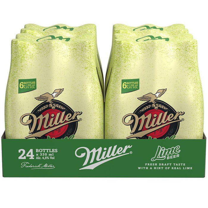 Miller Lime Beer 330ml - Mothercity Liquor