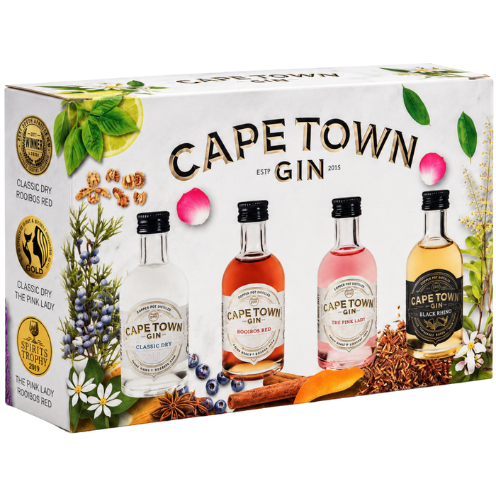 Cape Town Gin Miniature Gift Set – 4 x 50ml