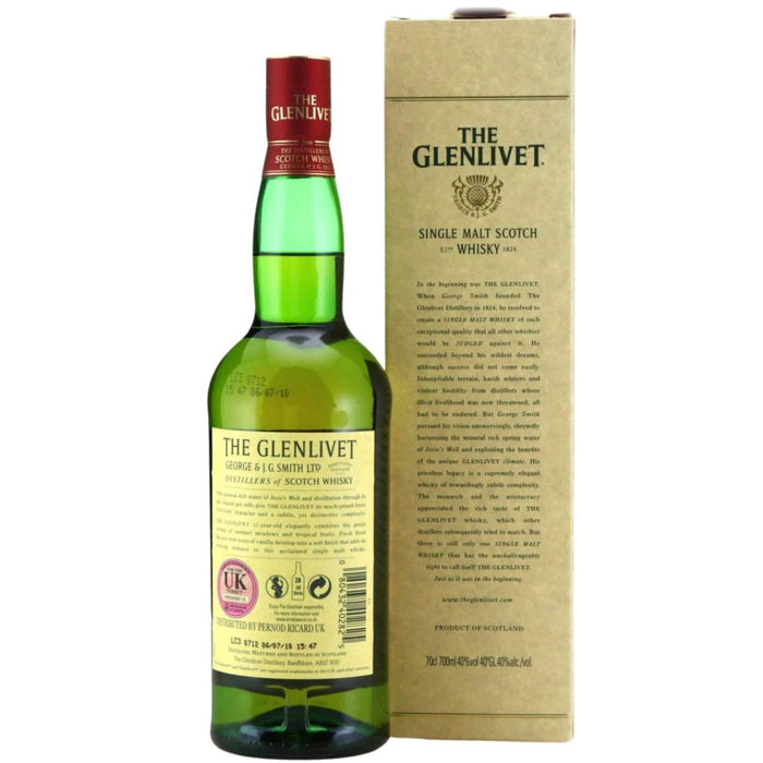Glenlivet 12 Year Old (Pre-2011 Bottling) - Mothercity Liquor