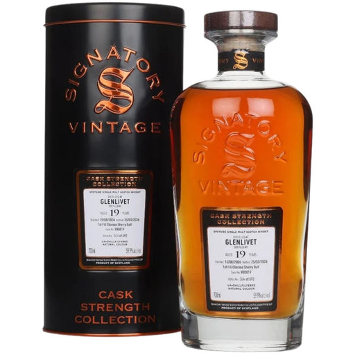 Glenlivet 19 Year Old 2006 (cask 900819) - Signatory Cask Strength Collection - Mothercity Liquor