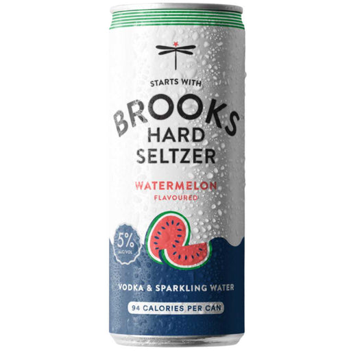Brooks Hard Seltzer Watermelon 300ml - Mothercity Liquor