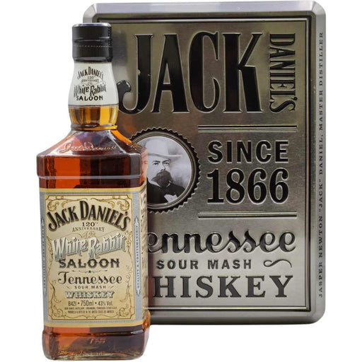 Jack Daniel's White Rabbit Saloon 120th Anniversary In Collectors Tin - Mothercity Liquor