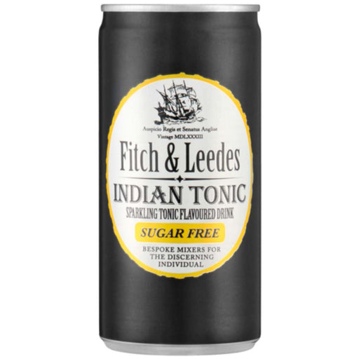 Fitch & Leedes Indian Tonic Sugar Free 200ml Can - Mothercity Liquor