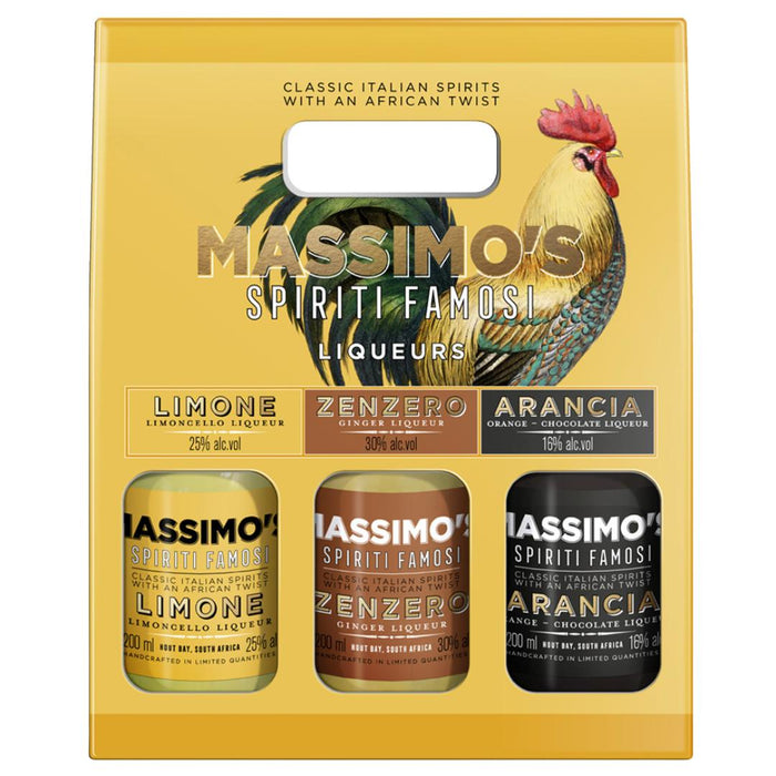 Massimo’s Spiriti Famosi Gift Pack (3 x 200ml) - Mothercity Liquor