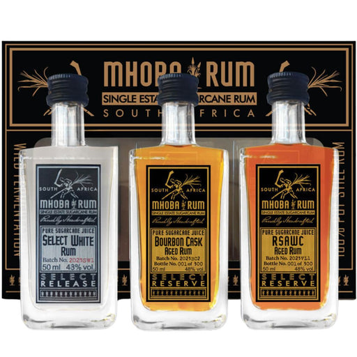 Mhoba Single Estate Rum Tasting Set - Mothercity Liquor