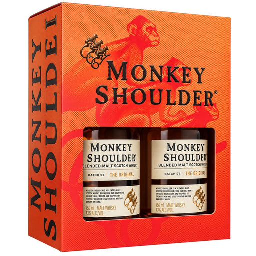 Monkey Shoulder Blended Malt Scotch Whisky Twin Pack – 2 x 750ml - Mothercity Liquor