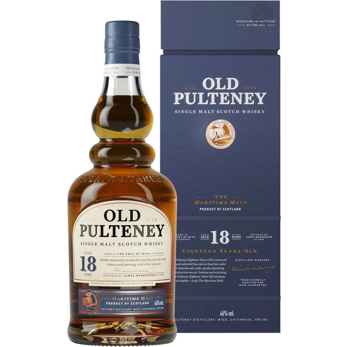 Old Pulteney 18 Year Old Single Malt Scotch Whisky - Mothercity Liquor