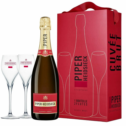 Piper-Heidsieck Cuvée Brut - Double Flute Gift Box - Mothercity Liquor