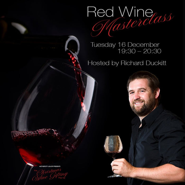 Solera Christmas Wine Pop-Up: Red Wine Masterclass with Winemaker Richard Duckitt (Tuesday 16th December)