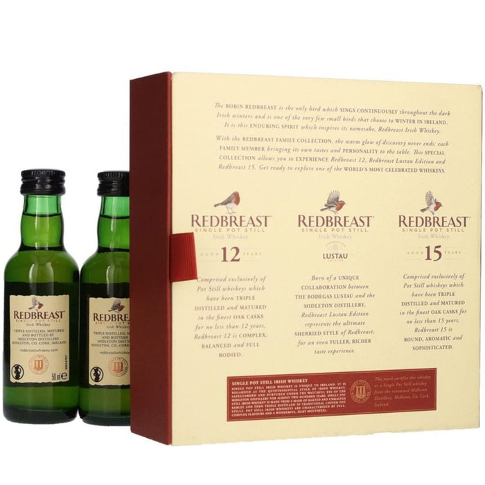 Redbreast Family Collection – 3 × 50 ml Miniature Bottles - Mothercity Liquor