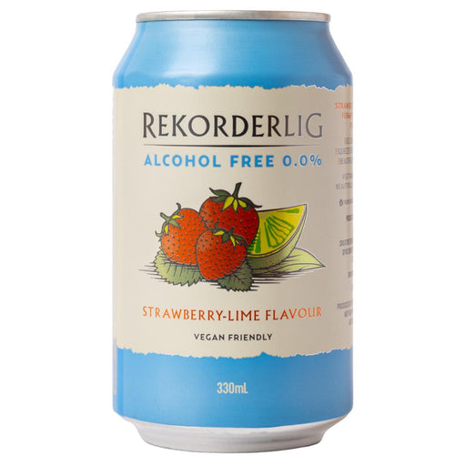 Rekorderlig Strawberry-Lime Alcohol Free 330ml - Mothercity Liquor