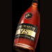 Bottle of Rémy Martin V.S. Cognac on a black background