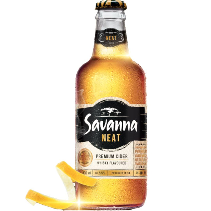 Savanna Neat Whisky Flavoured 330ml - Mothercity Liquor