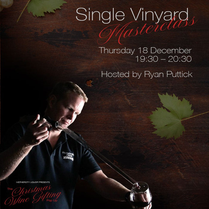 Solera Christmas Wine Pop-Up: Bubbly Single Vineyard Masterclass with Winemaker Ryan Puttick(Thursday 18th December)