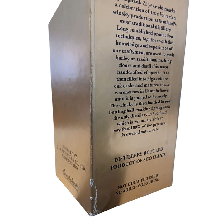 Springbank 21 Year Old - Mothercity Liquor