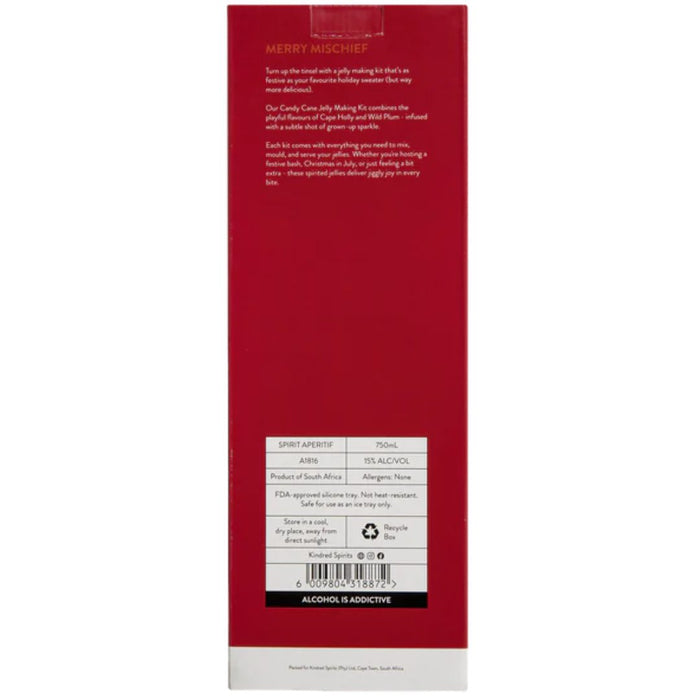 Sugar Plum Wild Holly & Cape Plum Candy Cane - DIY Jelly Kit - Mothercity Liquor