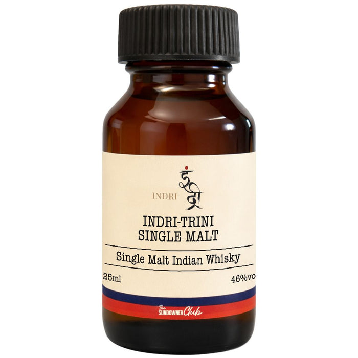 Indri Trini Three Wood Indian Single Malt Whisky - 25ml Sample