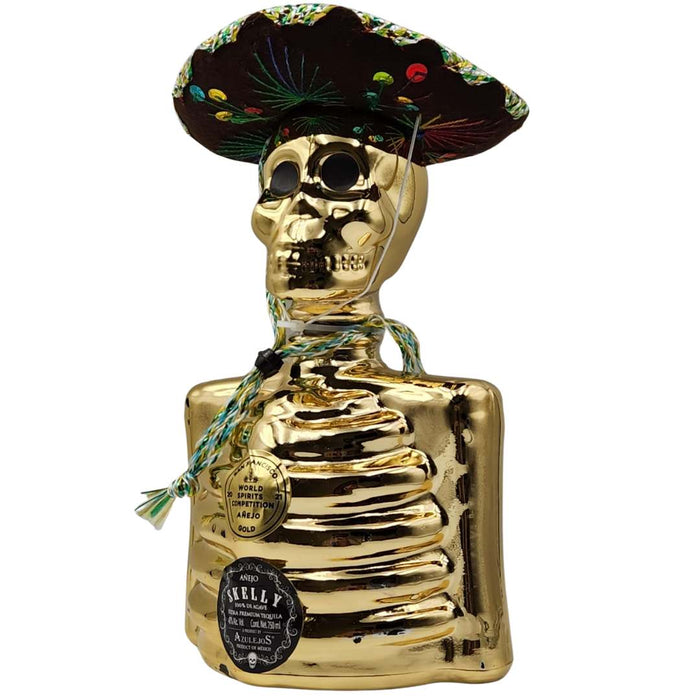 Los Azulejos Skelly Anejo Gold - Mothercity Liquor