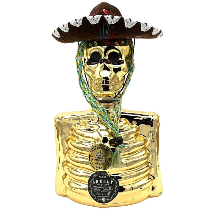 Los Azulejos Skelly Anejo Gold - Mothercity Liquor