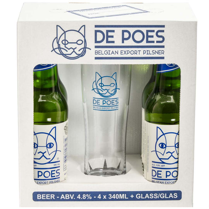 De Poes Belgian Pilsner Gift Pack - Mothercity Liquor