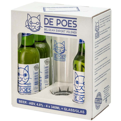 De Poes Belgian Pilsner Gift Pack - Mothercity Liquor