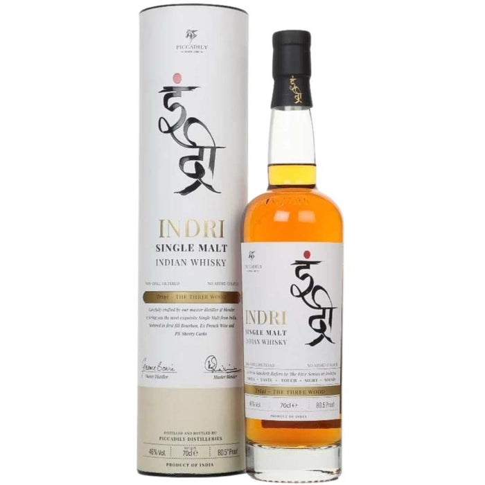 Indri Trini Three Wood Indian Single Malt Whisky - Mothercity Liquor