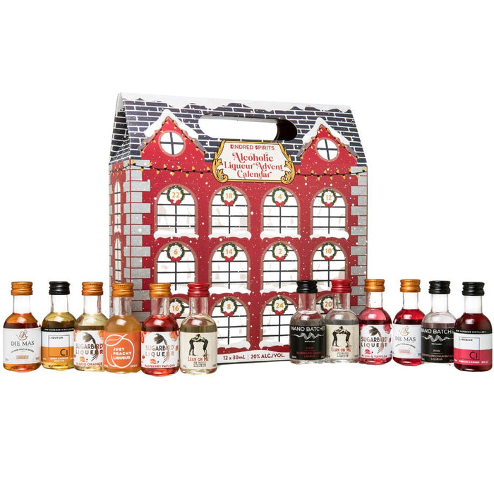 South African Gin Liqueur Advent Calendar house