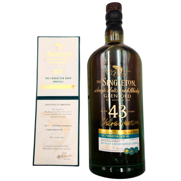 The Singleton Glen Ord 43 Year Old (1 of 600 Bottles produced, Signed by Charles Maclean) - Mothercity Liquor