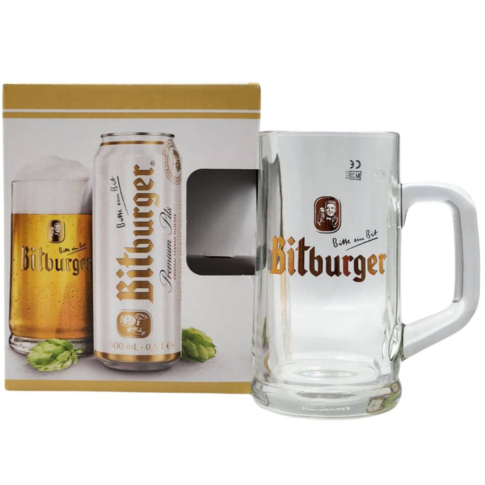 Bitburger German Pilsner Gift Pack with Mug - Mothercity Liquor