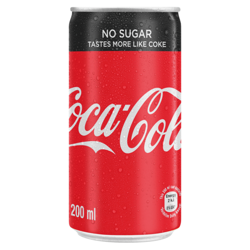 Coke Zero 200ml Can - Mothercity Liquor