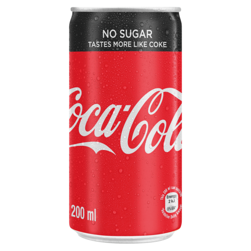 Coke Zero 200ml Can - Mothercity Liquor