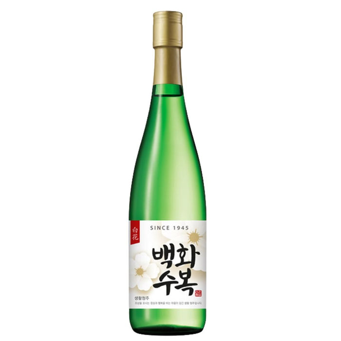 Baekwha Soobok Cheongju 700ml - Mothercity Liquor