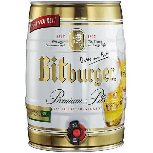 Bitburger Pilsner Mini Keg 5L - Mothercity Liquor