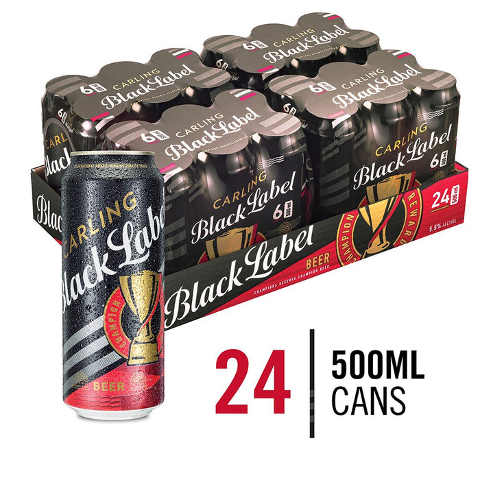 Black Label 500ml Can - Mothercity Liquor