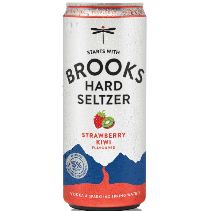 Brooks Hard Seltzer Strawberry Kiwi 300ml - Mothercity Liquor