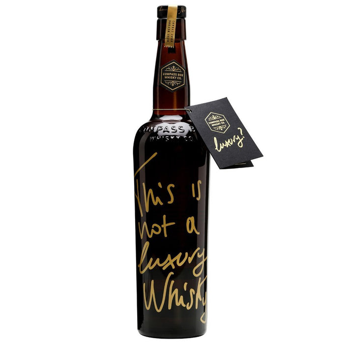 Compass Box "This is not a luxury whisky" - Mothercity Liquor