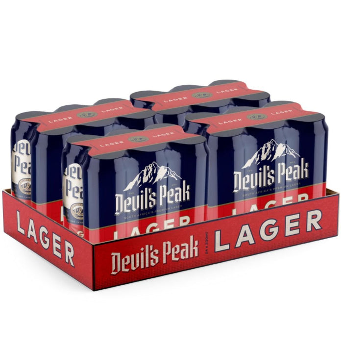 Devils Peak Lager 440ml Can - Mothercity Liquor