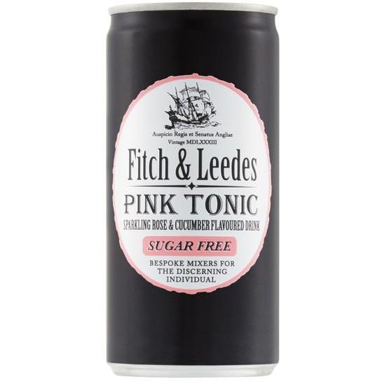 Fitch & Leedes Sugarfree Pink Tonic 200ml Can - Mothercity Liquor