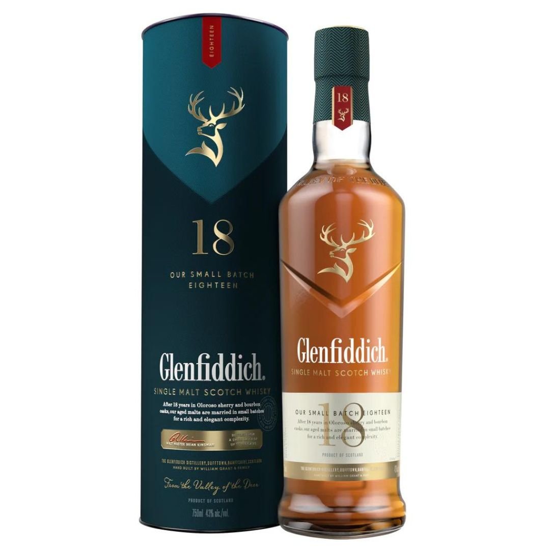 Glenfiddich 18 Year Old 700ml ウイスキー３本セット Glenfiddich 18 Year Old Single Malt Scotch Whisky I Mothercity Liquor
