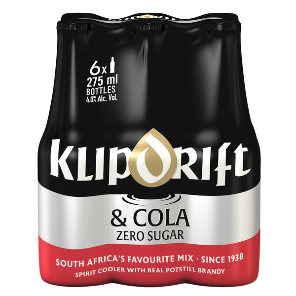 Klipdrift & Cola Zero Sugar 275ml - Mothercity Liquor