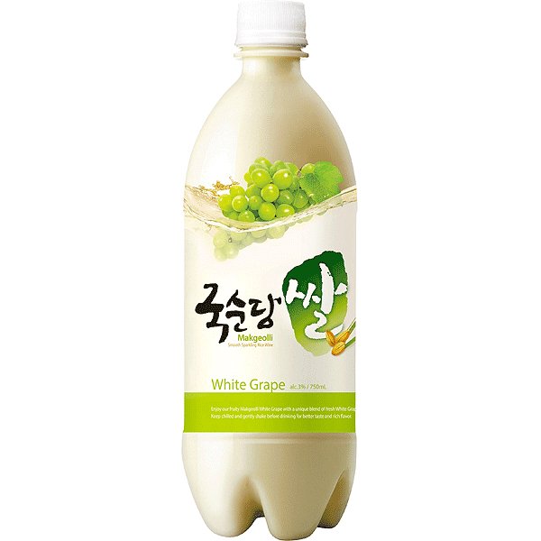 Kooksoondang Makgeolli White Grape Flavour 750ml - Mothercity Liquor